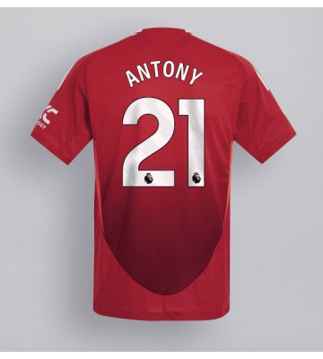 Manchester United Antony #21 Hemmatröja 2024-25 Kortärmad